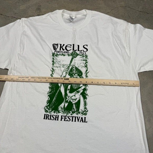 St Patrick's Day Shirt LA FHELLE PADRAIG Kells Portland 2013 Irish Festival XL - Picture 5 of 6